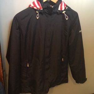 Seasalt Cornwall Rain Jacket, Navy, Women’s US 6